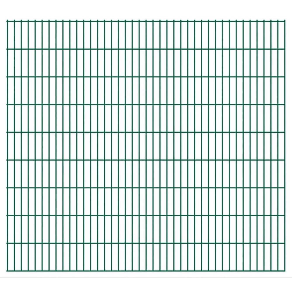 Vidaxl  2D plotové panely,  2, 008 x 1, 83 m,  4 m,  zelené značky Vidaxl