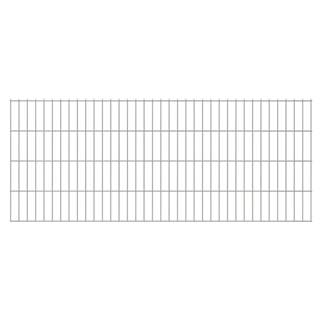 Vidaxl  2D plotové panely,  2, 008 x 0, 83 m,  10 m,  strieborné značky Vidaxl