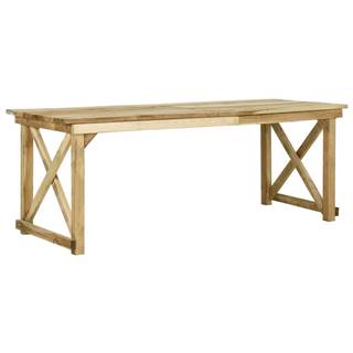 Vidaxl Záhradný stôl 200x79x75 cm impregnovaná borovica
