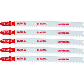 YATO  List pílový do priamočiarej píly 130 mm UNI TPI10-5 5 ks Bi-Metal značky YATO