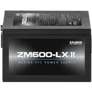 Zalman  ZALMAN,  ZM600-LX II,  600W,  nemodulárny napájací zdroj značky Zalman