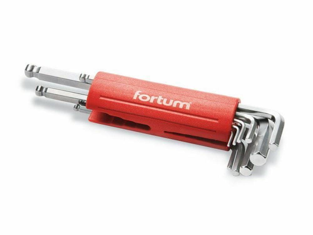 Fortum  Kľúče imbus zástrčné,  1, 5-10mm,  9-dielna sada značky Fortum