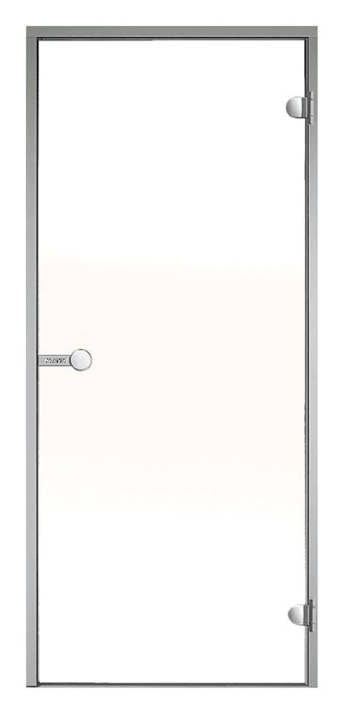 HARVIA  Dvere do parnej sauny ALU 8x19,  satinované,  790x1890 mm,  šedý rám značky HARVIA