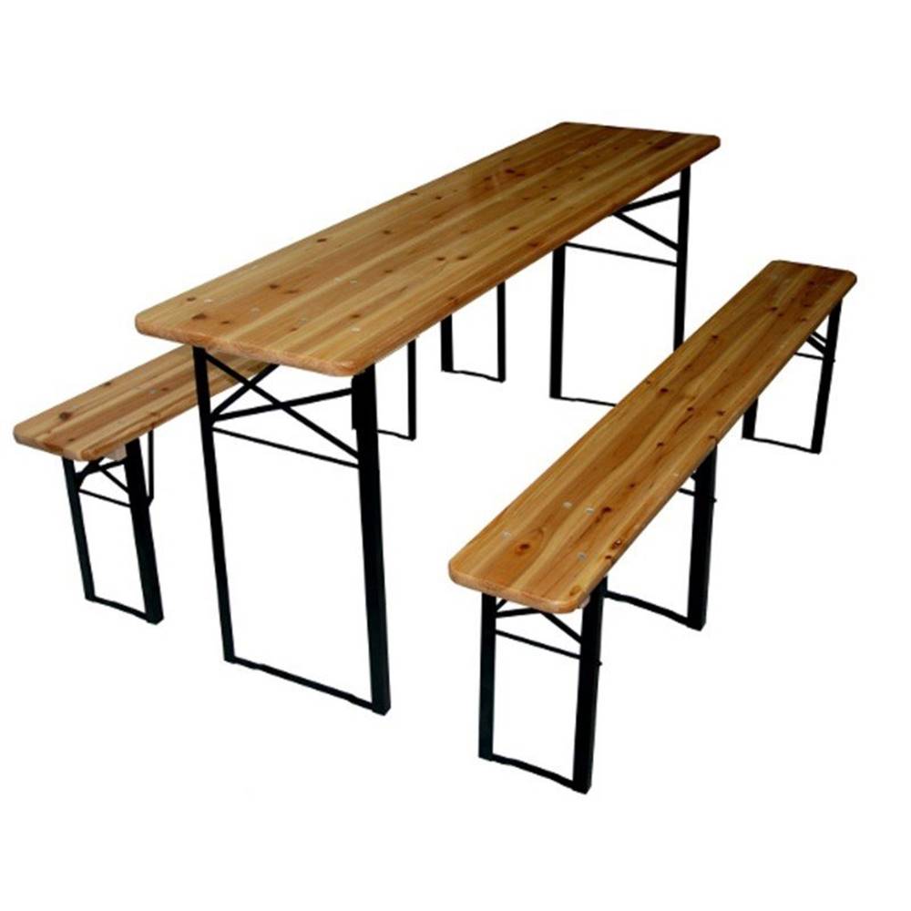 TZB  Záhradná zostava stôl + 2 lavice značky TZB