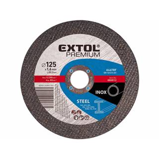 Extol Premium Kotúč rezný na oceľ a antikoro,  125x2, 5mm,  EXTOL PREMIUM
