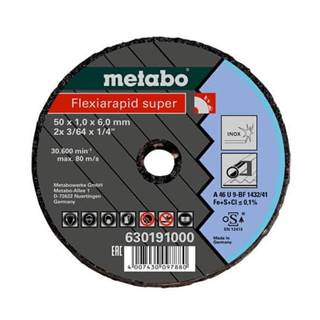 Metabo FLEXIARAPID SUPER Rezný kotúč 50x2, 0x6, 0 INOX,  630192000