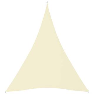 Vidaxl  Tieniaca plachta,  oxford,  trojuholníková 3x4x4 m,  krémová značky Vidaxl
