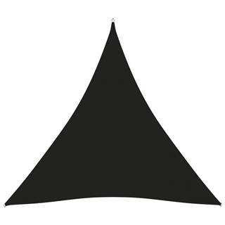 Vidaxl Tieniaca plachta oxfordská látka trojuholníková 4, 5x4, 5x4, 5 m čierna