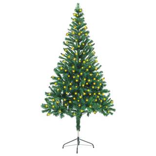 Vidaxl  Umelý vianočný stromček s LED a podstavcom 150 cm 380 vetvičiek značky Vidaxl