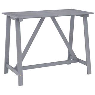 Vidaxl  Záhradný barový stôl sivý 140x70x104 cm akáciový masív značky Vidaxl