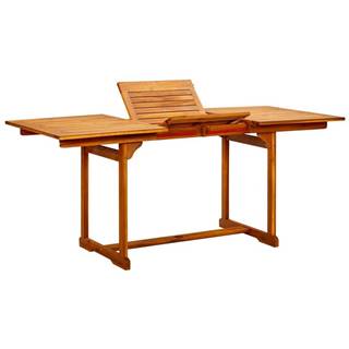 Vidaxl  Záhradný jedálenský stôl (120-170)x80x75 cm masívne akáciové drevo značky Vidaxl
