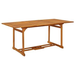 Vidaxl Záhradný jedálenský stôl 180x90x75 cm masívne akáciové drevo
