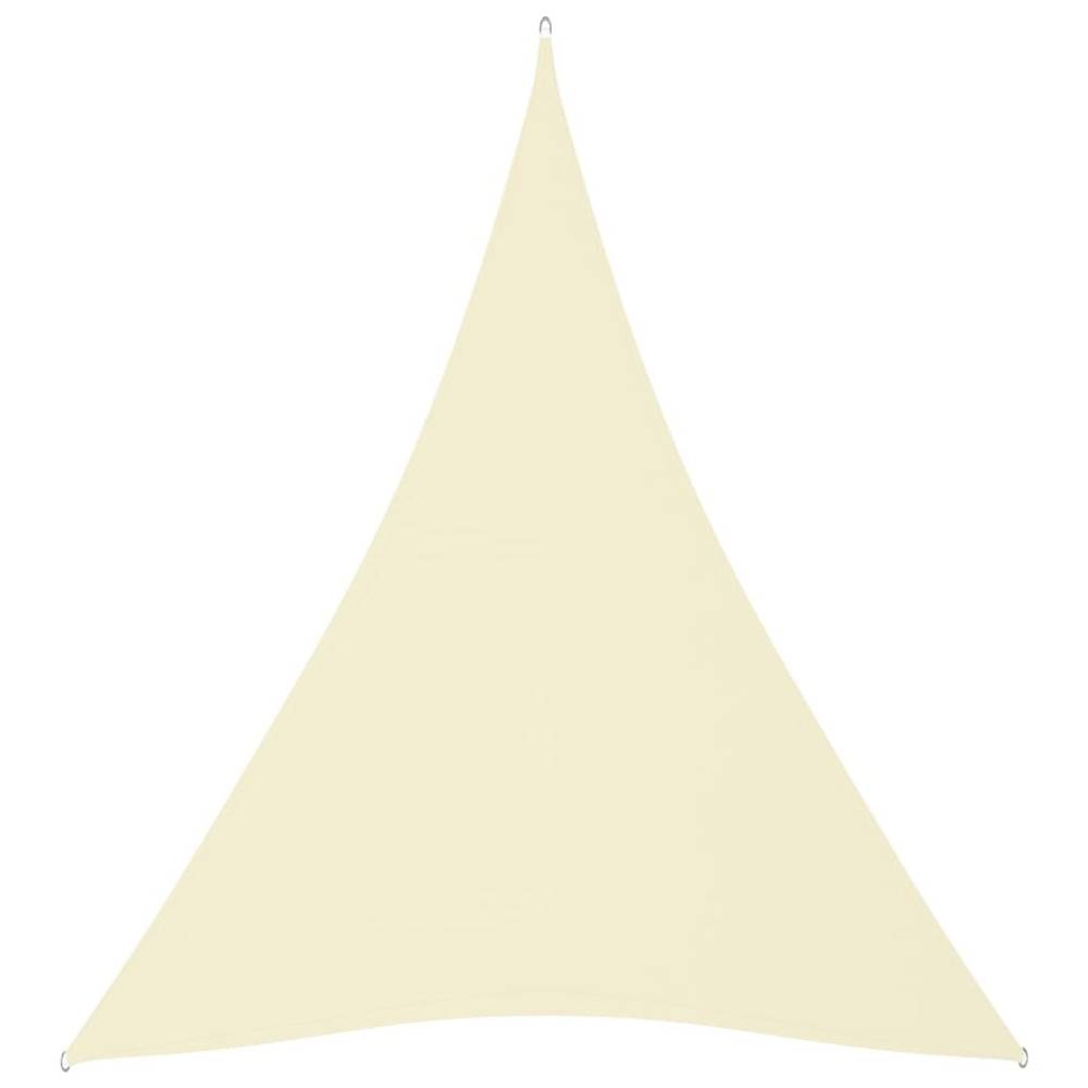 Vidaxl  Tieniaca plachta,  oxford,  trojuholníková 3x4x4 m,  krémová značky Vidaxl