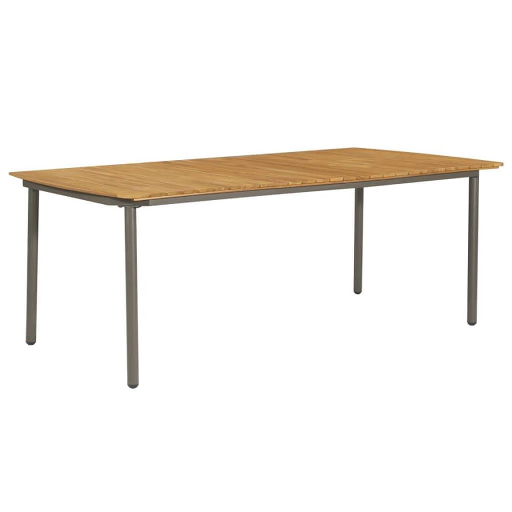 Vidaxl  Záhradný stôl 200x100x72 cm,  akáciový masív a oceľ značky Vidaxl