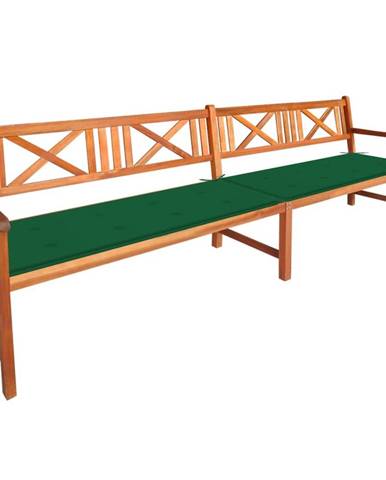 Vidaxl Záhradná lavička s podložkami 240 cm akáciový masív