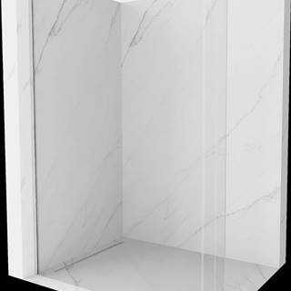 Mexen Kioto,  zaoblená sprchová zástena 100 x 200 cm,  8mm číre sklo,  chrómový profil,  800-100-101-01-06
