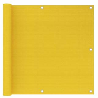 Vidaxl Balkónová markíza žltá 90x500 cm HDPE