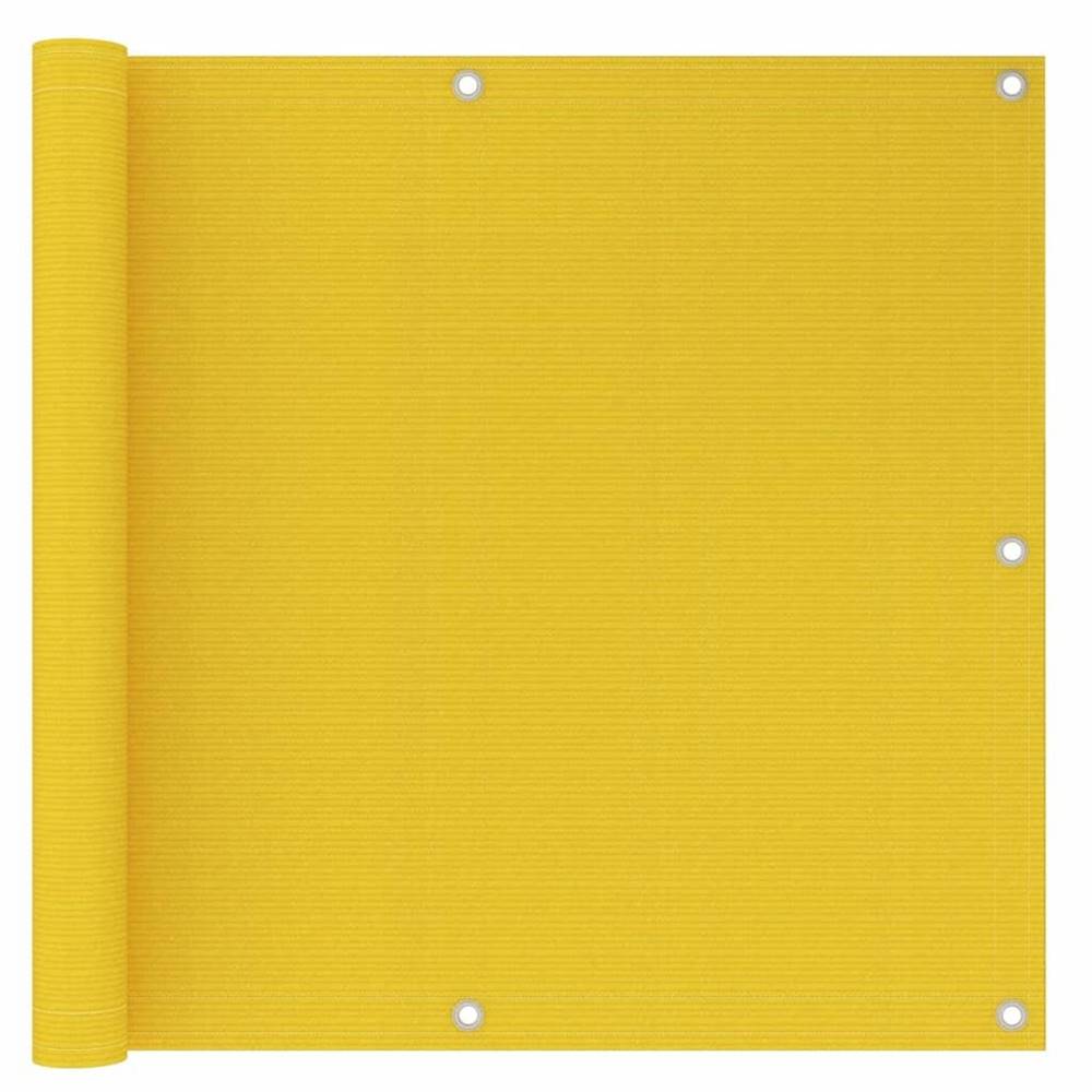 Vidaxl  Balkónová markíza žltá 90x500 cm HDPE značky Vidaxl