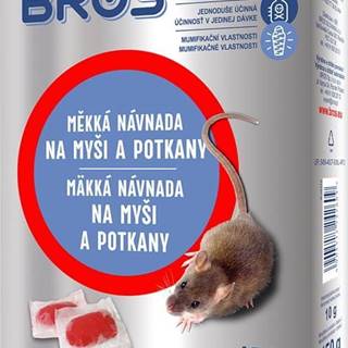 Návnada Bros,  na myši a potkany,  mäkká,  150g