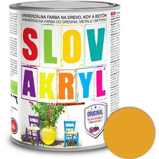 SLOVLAK Slovakryl 0660 0, 75kg - oker