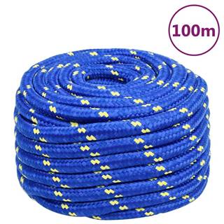 Vidaxl Lodné lano modré 20 mm 100 m polypropylén