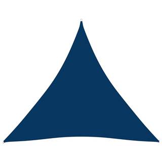 Vidaxl Tieniaca plachta oxfordská látka trojuholníková 3, 6x3, 6x3, 6m modrá