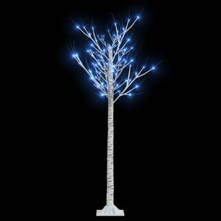 Vidaxl Vianočný stromček 140 LED 1, 5m modrý vŕba vnútorný vonkajší